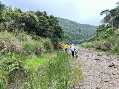 神秘湖出水口 已無地表水(113年5月)